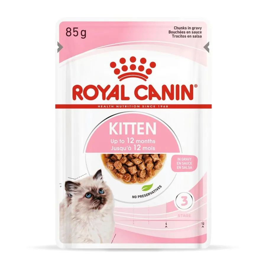 Royal Canin Kitten Gravy İnstinctive Yaş Kedi Maması 85 GR x 12 Adet - 2