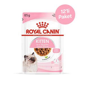 Royal Canin Kitten Gravy İnstinctive Yaş Kedi Maması 85 GR x 12 Adet