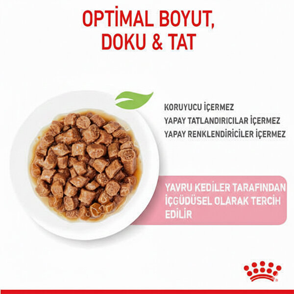 Royal Canin Kitten Gravy İnstinctive Yaş Kedi Maması 85 GR x 12 Adet - 2