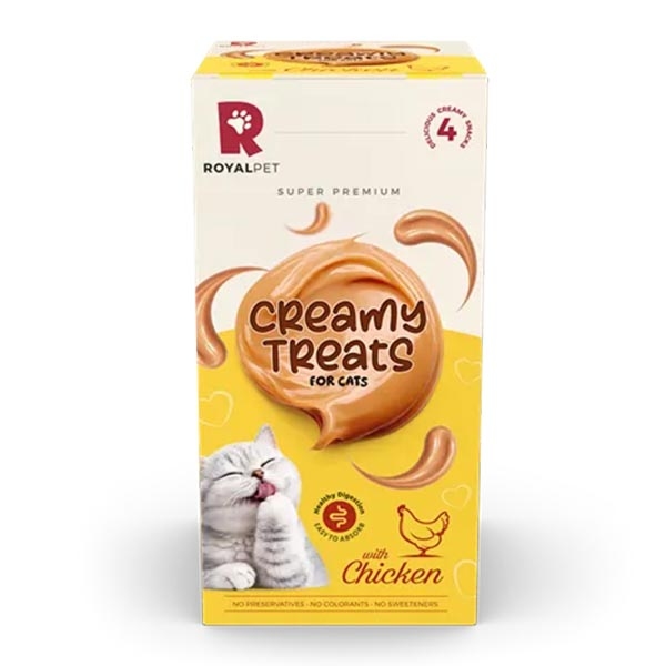RoyalPet Creamy Treats Tavuklu Krema Kedi Ödülü 4 x 14 gr - 2