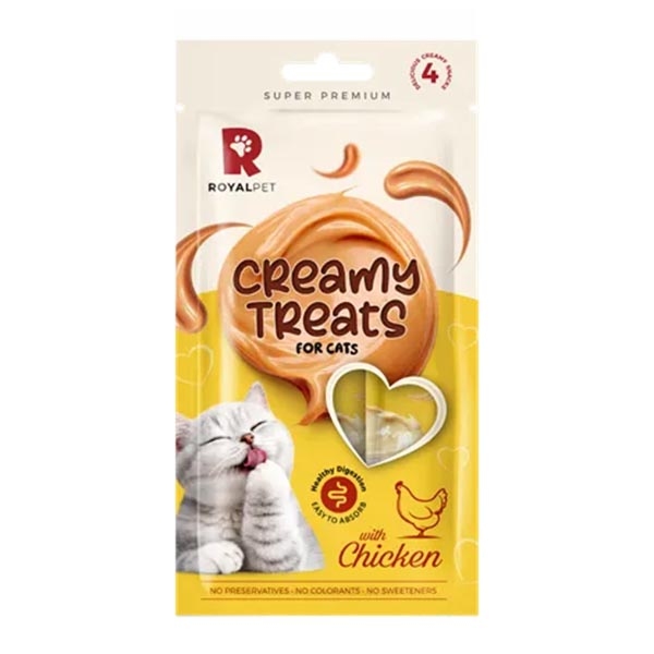 RoyalPet Creamy Treats Tavuklu Krema Kedi Ödülü 4 x 14 gr - 3