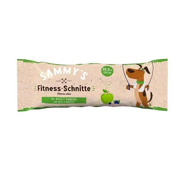 Bosch Sammy's Fitness Slice Elmalı Yaban Mersinli Köpek Protein Barı 25 gr - 1