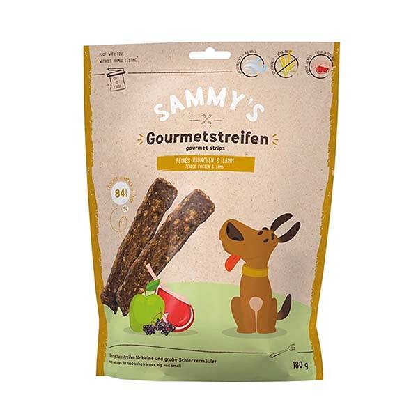 Bosch Sammy's Gourmet Stripes Tavuklu Kuzulu Köpek Ödülü 180 gr - 1