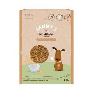Bosch Sammy's Muesli Taler Çıtır Kurabiye Köpek Ödülü 1 kg