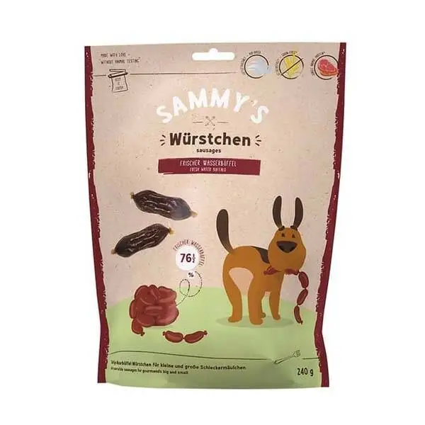Bosch Sammy's Sausages Manda Etli Yumuşak Sosis Köpek Ödülü 240 gr - 1