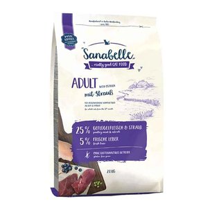 Sanabelle Glutensiz Deve Kuşu Etli Yetişkin Kedi Maması 10 kg - 1