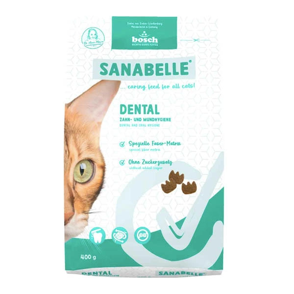 Sanabelle Dental Ağız ve Diş Sağlığına Özel Kedi Maması 400 gr - 1