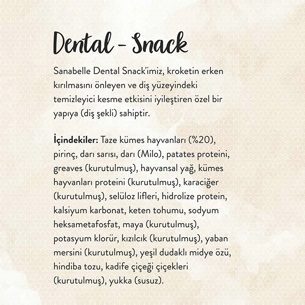 Sanabelle Dental Kedi Ödül Maması 20 GR - 3