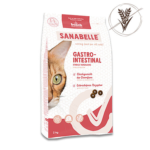 Sanabelle Gastrointestinal Hassas Mide ve Bağırsaklar İçin Özel Formül Kedi Maması 2 Kg - 1