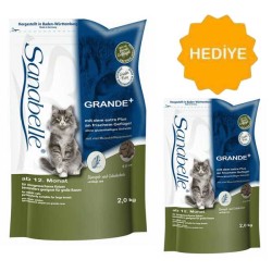 Sanabelle Grande Tahılsız Tavuklu Kedi Maması 2 KG + 400 GR HEDİYELİ