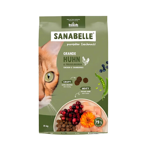 Sanabelle Grande Tahılsız Tavuklu Yetişkin Kedi Maması 8 Kg - 1