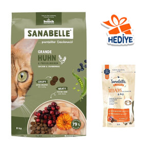 Sanabelle Grande Tahılsız Tavuklu Yetişkin Kedi Maması 8 Kg - 1