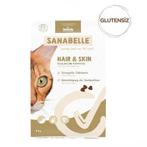 Sanabelle Hair Skin Sağlıklı Tüy Gelişimi İçin Yetişkin Kedi Maması 8 kg