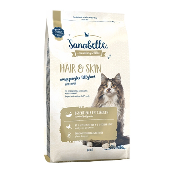 Sanabelle Glutensiz Hair&Skin Kedi Maması 2 kg - 1