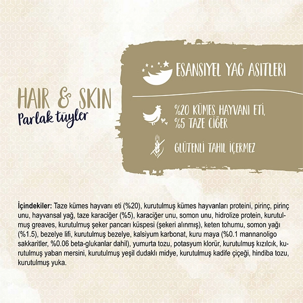 Sanabelle Glutensiz Hair&Skin Kedi Maması 2 kg - 2