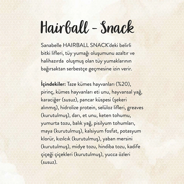 Sanabelle Hairball Kedi Ödül Maması 20 GR - 3