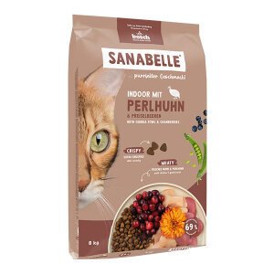 Sanabelle Indoor Gine Tavuğu ve Yaban Mersinli Yetişkin Kuru Kedi Maması 8 Kg