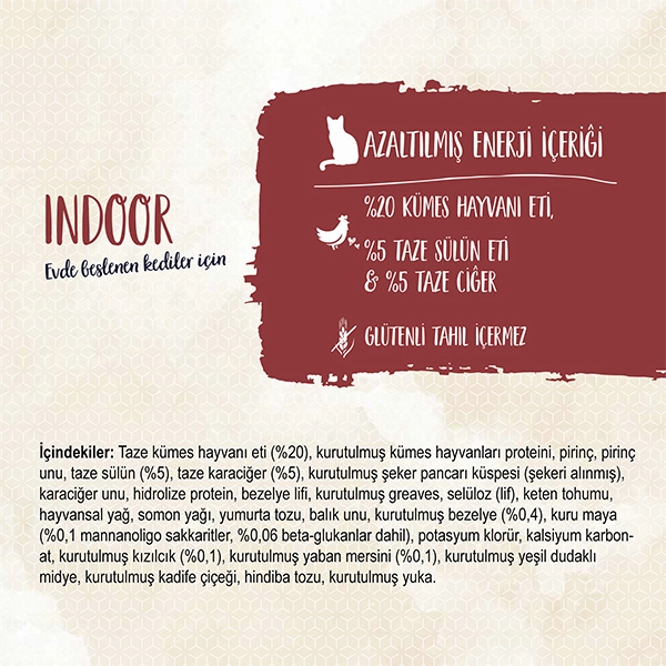 Sanabelle Glutensiz İndoor Kedi Maması 2 kg - 2