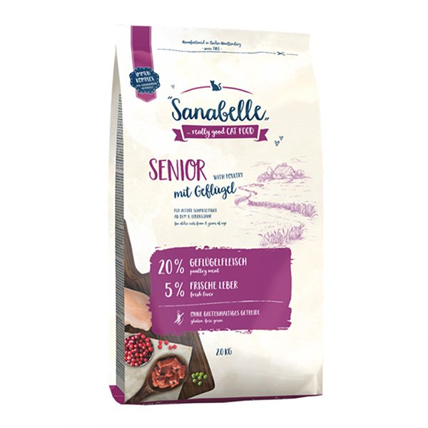 Sanabelle Glutensiz Senior Yaşlı Kedi Maması 2 kg - 1