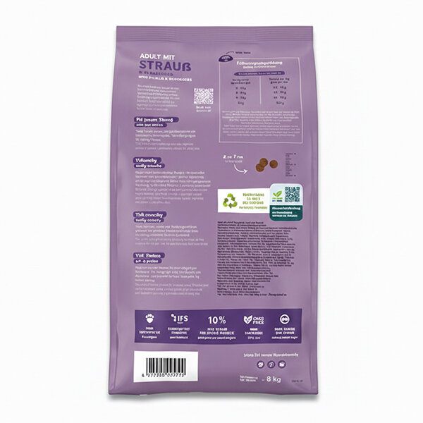 Sanabelle Life Adult Devekuşlu & Yaban Mersinli Kuru Kedi Maması 8 kg - 2