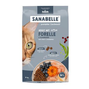 Sanabelle Life Alabalıklı ve Yaban Mersinli Yetişkin Kuru Kedi Maması 8 Kg - 11