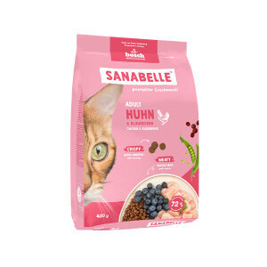 Sanabelle Life Tavuklu ve Yaban Mersinli Yetişkin Kuru Kedi Maması 400 gr