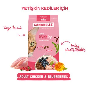 Sanabelle Life Tavuklu ve Yaban Mersinli Yetişkin Kuru Kedi Maması 8 Kg - 5