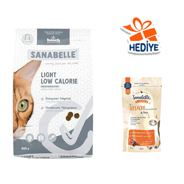 Sanabelle Light Düşük Kalorili Fazla Kilolu Kediler İçin Kuru Kedi Maması 400 gr - 1