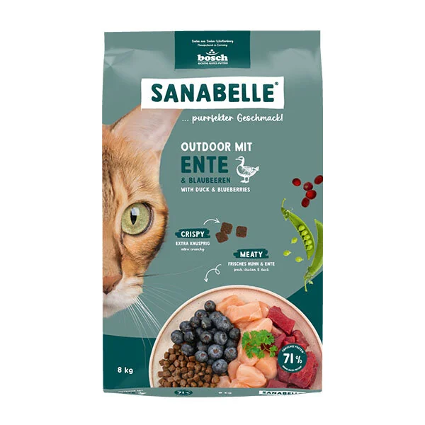Sanabelle Outdoor Ördek Etli Yetişkin Kuru Kedi Maması 8 Kg - 10