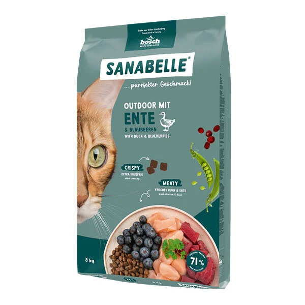 Sanabelle Outdoor Ördek Etli Yetişkin Kuru Kedi Maması 8 Kg - 11