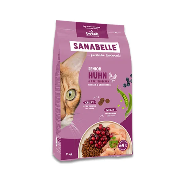Sanabelle Senior Tavuklu Yaşlı Kedi Maması 8 kg - 1