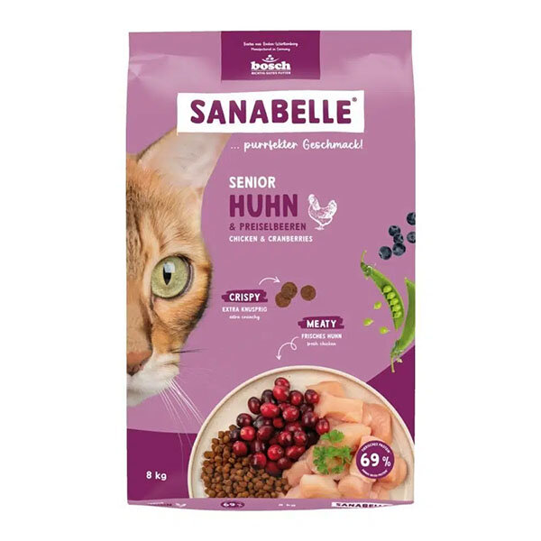 Sanabelle Senior Tavuklu Yaşlı Kedi Maması 8 kg - 1