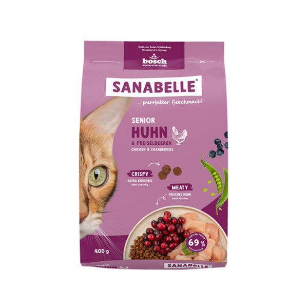 Sanabelle Senior Yaşlı Kedi Maması Kümes Hayvanlı 400 Gr - 1