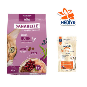 Sanabelle Senior Yaşlı Kedi Maması Kümes Hayvanlı 400 Gr