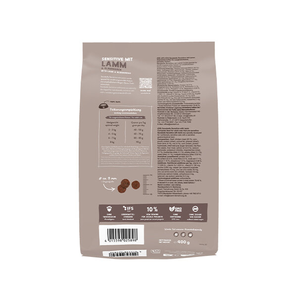 Sanabelle Sensitive Glutensiz Kuzu Etli Kedi Maması 400 gr - 2