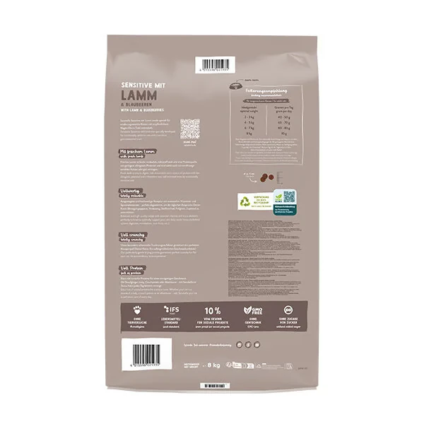 Sanabelle Sensitive Glutensiz Kuzu Etli Kedi Maması 8 kg - 2