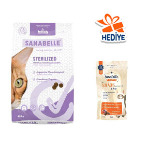 Sanabelle Sterilised Kısırlaştırılmış Kediler İçin Yetişkin Kuru Kedi Maması 400 gr - 1
