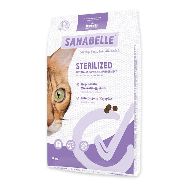 Sanabelle Sterilised Kısırlaştırılmış Kediler İçin Yetişkin Kuru Kedi Maması 8 Kg - 10