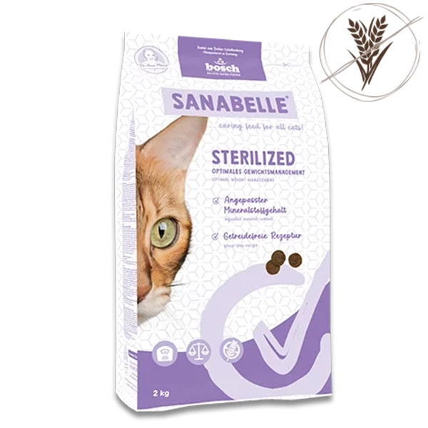 Sanabelle Sterilised Tahılsız Kısırlaştırılmış Kedi Maması 2 kg - 2