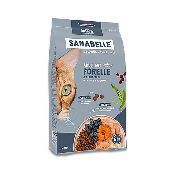 Sanabelle Glutensiz Balıklı Yetişkin Kedi Maması 2 kg