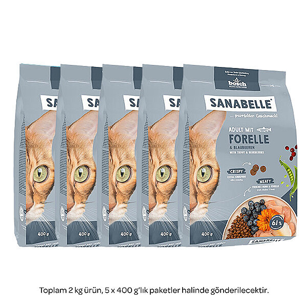 Sanabelle Glutensiz Balıklı Yetişkin Kedi Maması 2 kg - 2