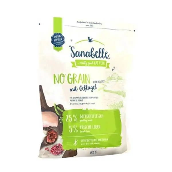 Sanabelle Tahılsız No Grain Kedi Maması 400 gr - 1