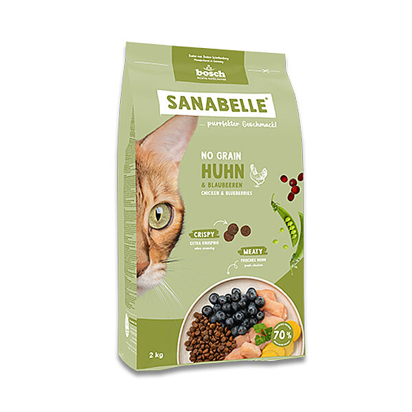 Sanabelle Tahılsız No Grain Kedi Maması 2 kg - 1