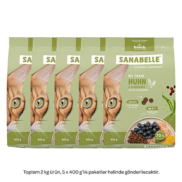 Sanabelle Tahılsız No Grain Kedi Maması 2 kg - 2