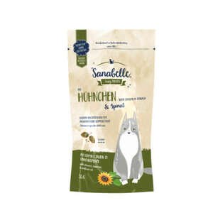 Sanabelle Tavuklu ve Ispanak Dolgulu Kedi Ödül Maması 55 gr