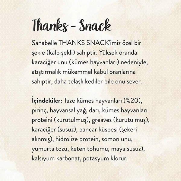 Sanabelle Thanks Kedi Ödül Maması 20 GR - 3
