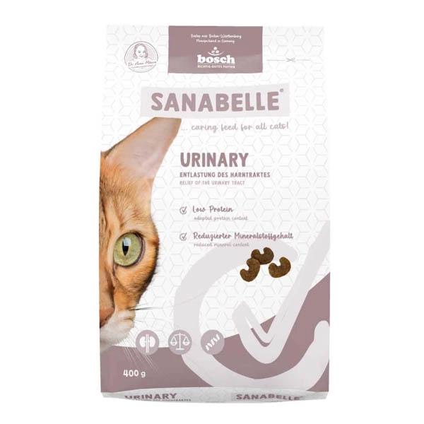 Sanabelle Urinary İdrar Yolu Sağlığını Destekleyen Yetişkin Kuru Kedi Maması 400 gr - 1
