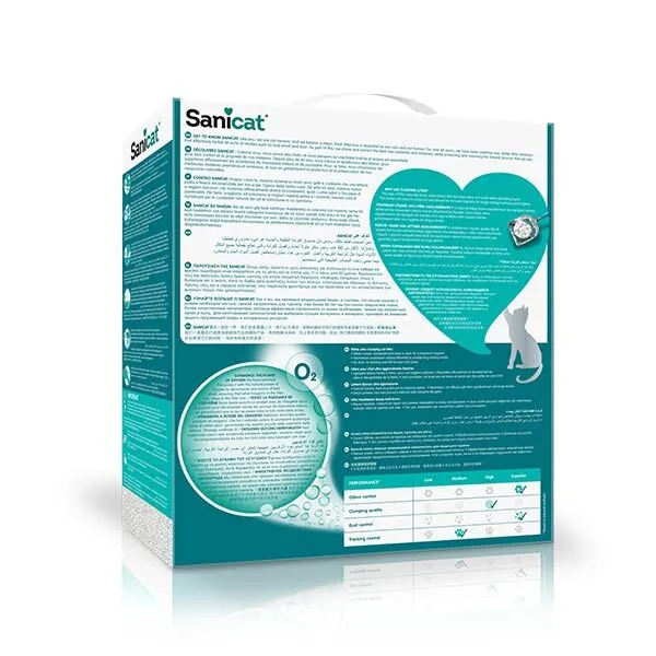 Sanicat Active White Ultra Topaklanan Oksijen Control Kedi Kumu 10 Lt - 2