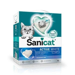 Sanicat Active White Ultra Topaklanan Oksijen Control Kedi Kumu 6 Lt