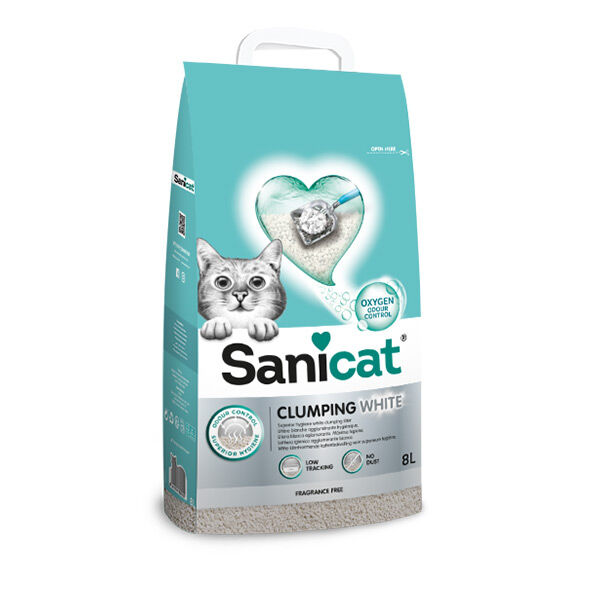 Sanicat Clumping White Kedi Kumu 8 Lt - 1